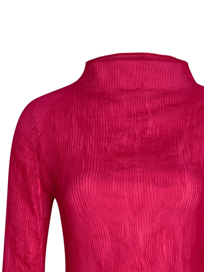 ISSEY MIYAKE textured long-sleeve top outlook