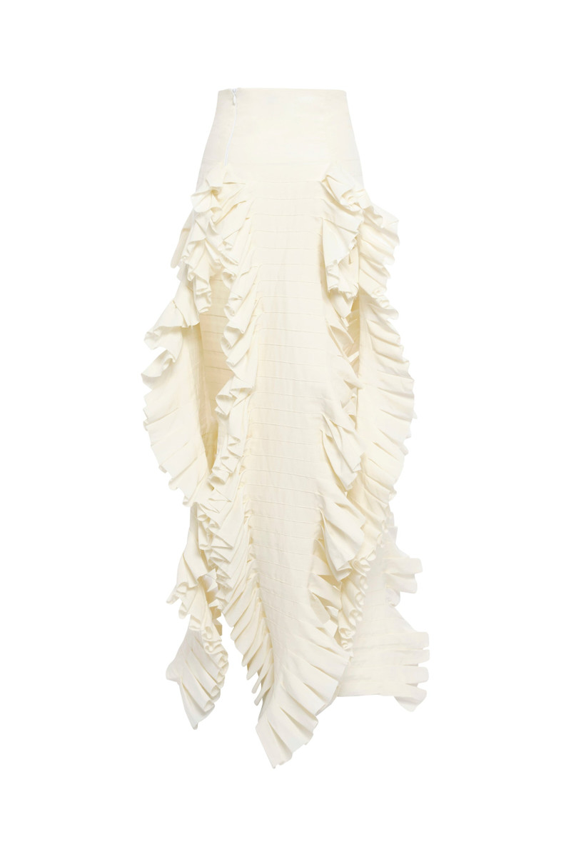 LAMINARY SKIRT OFF WHITE 7