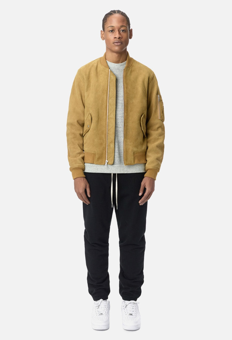 John Elliott LEATHER BOGOTA BOMBER outlook