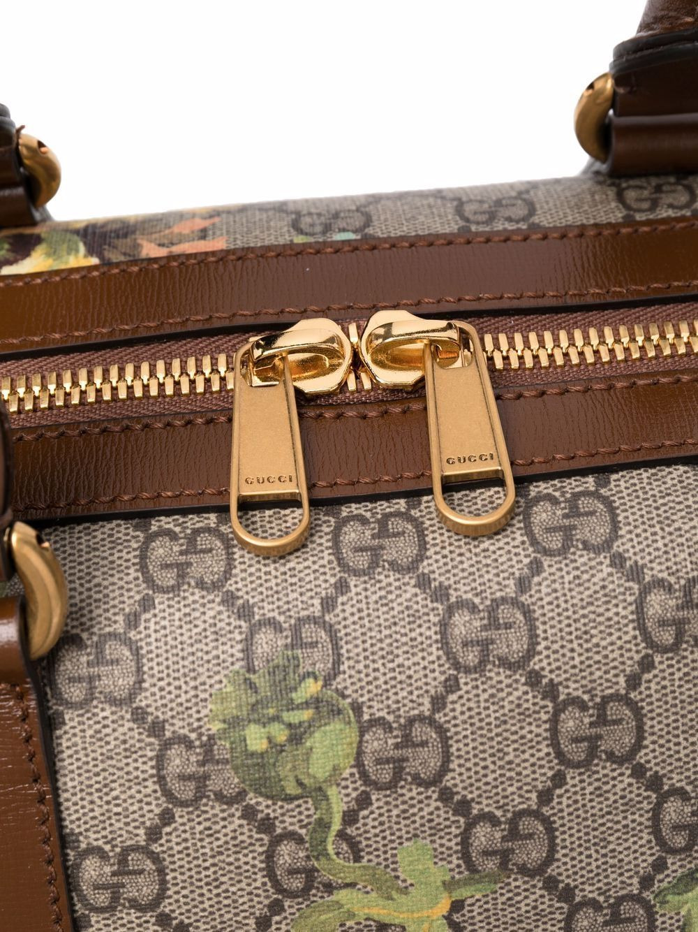 GG Supreme carnation print duffle bag - 2