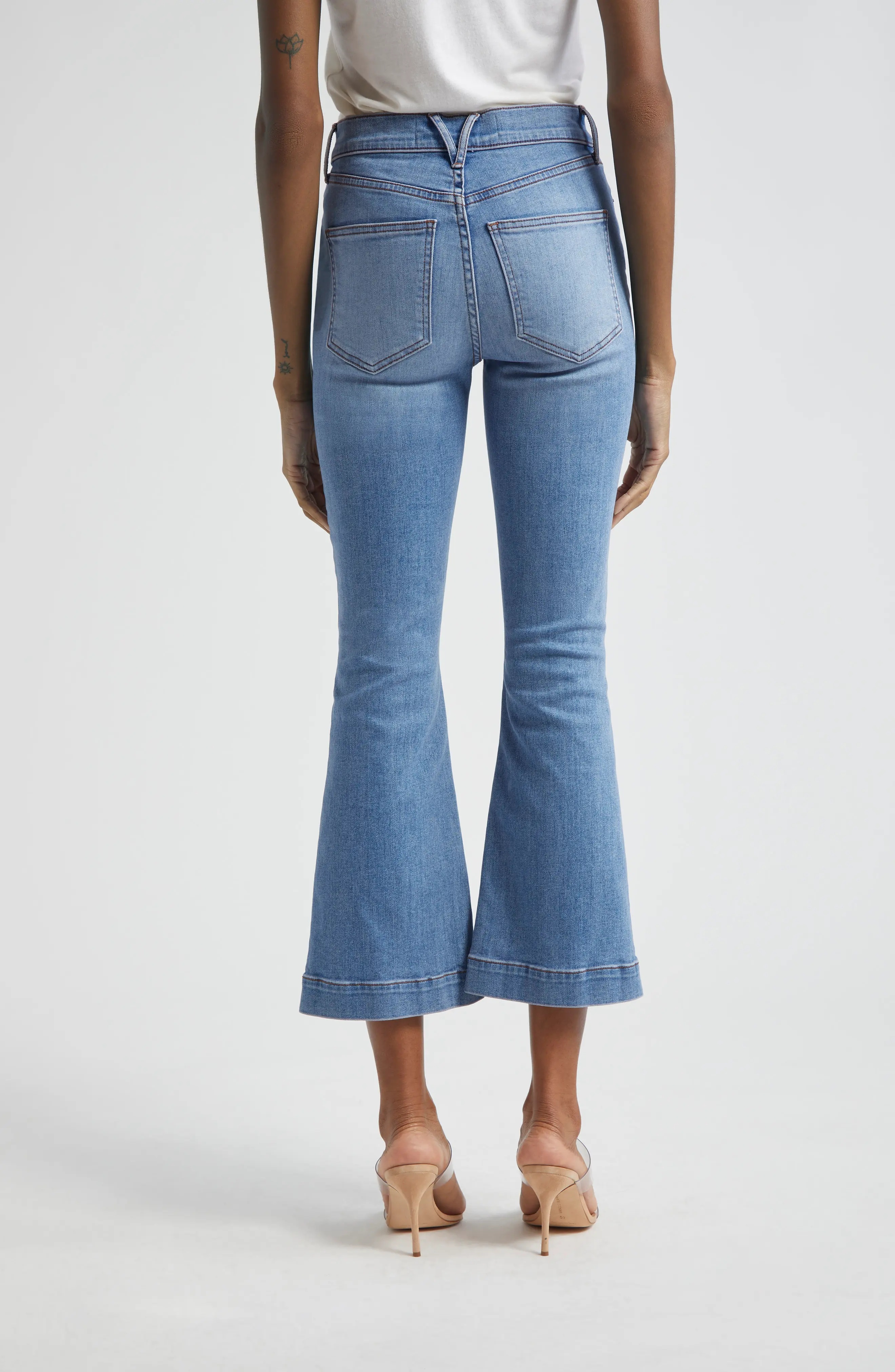 Carson High Waist Ankle Flare Jeans - 3