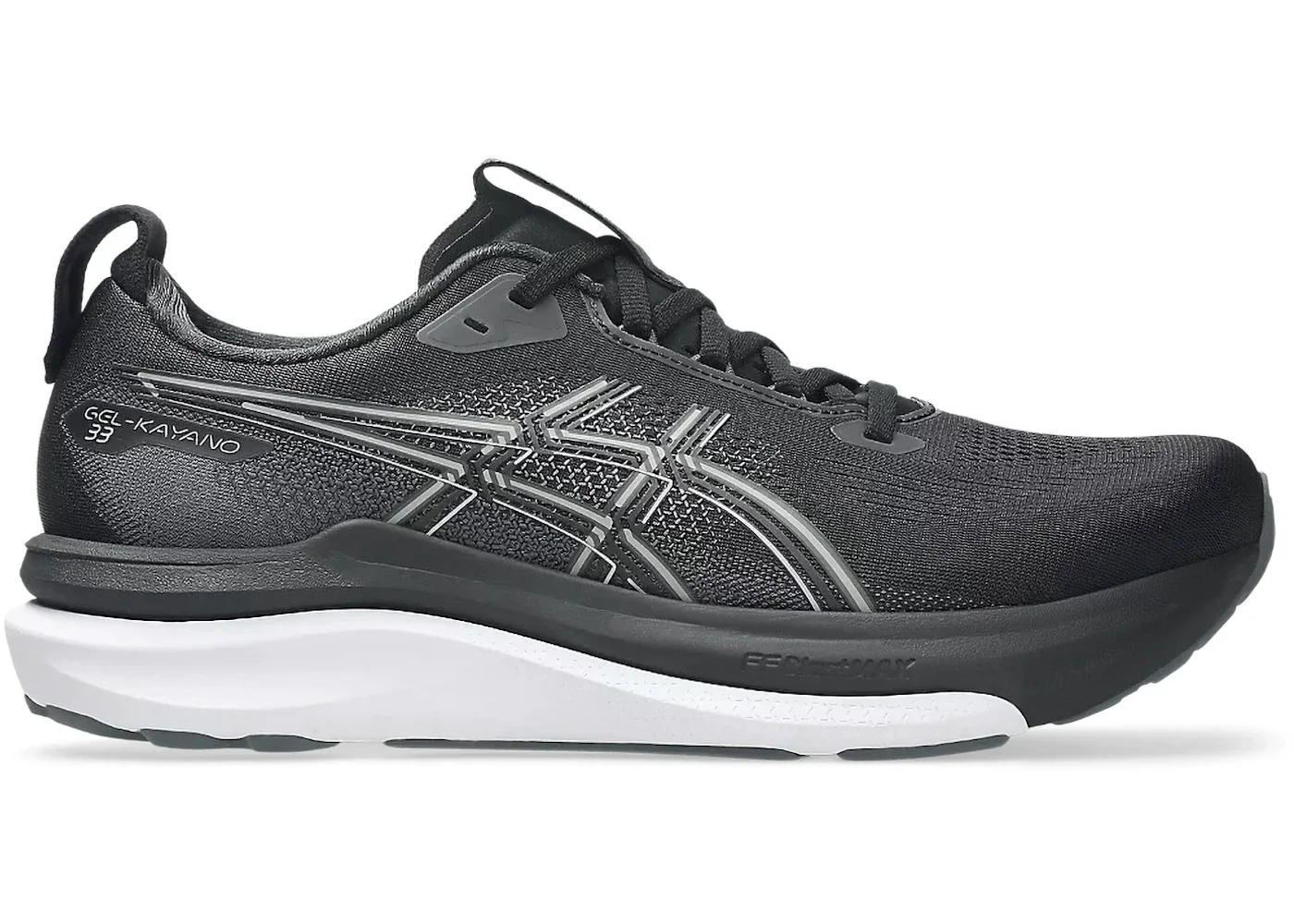 ASICS Gel-Kayano 33 Black White - 1