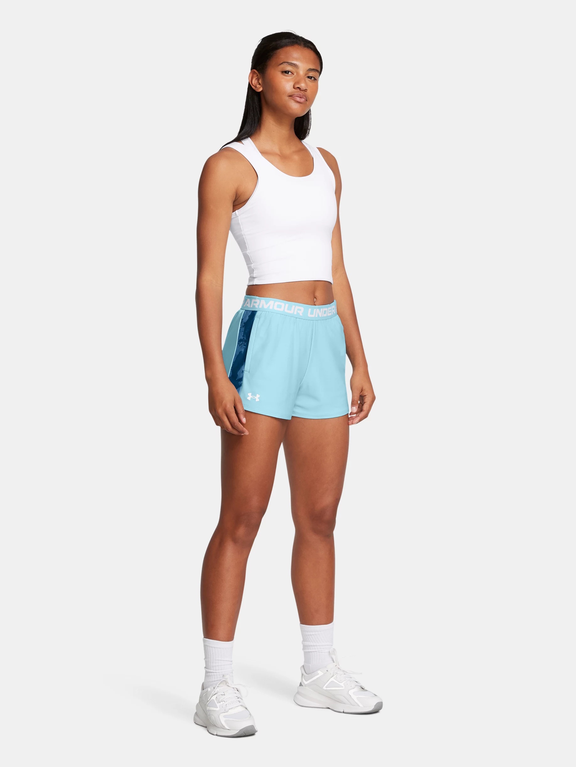 Women's UA Tech™ Print Inset 3" Shorts - 5