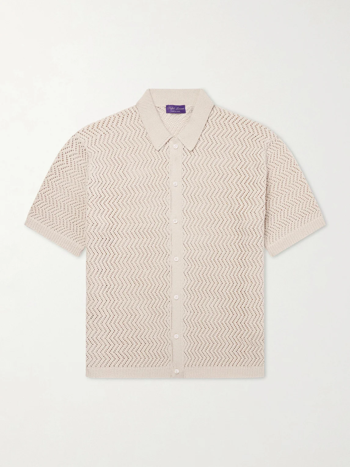 Knitted Cotton Shirt - 1