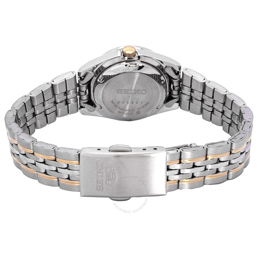 Seiko - Seiko Series 5 Automatic White Dial Ladies Watch SYMA35K1 - 3
