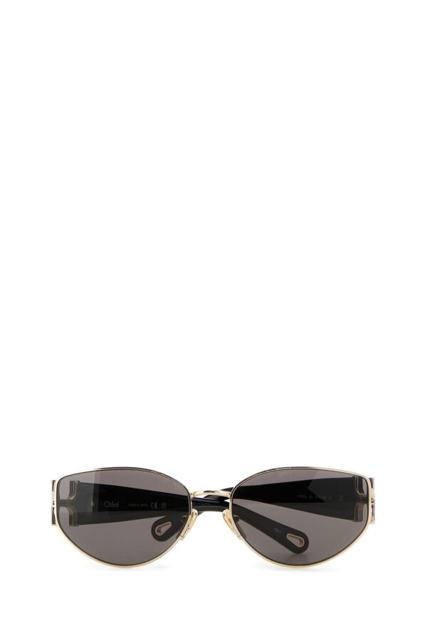 サングラス CHLOE Black Acetate Sunglasses Chloé Black Chunky Oval Sunglasses | Liberty