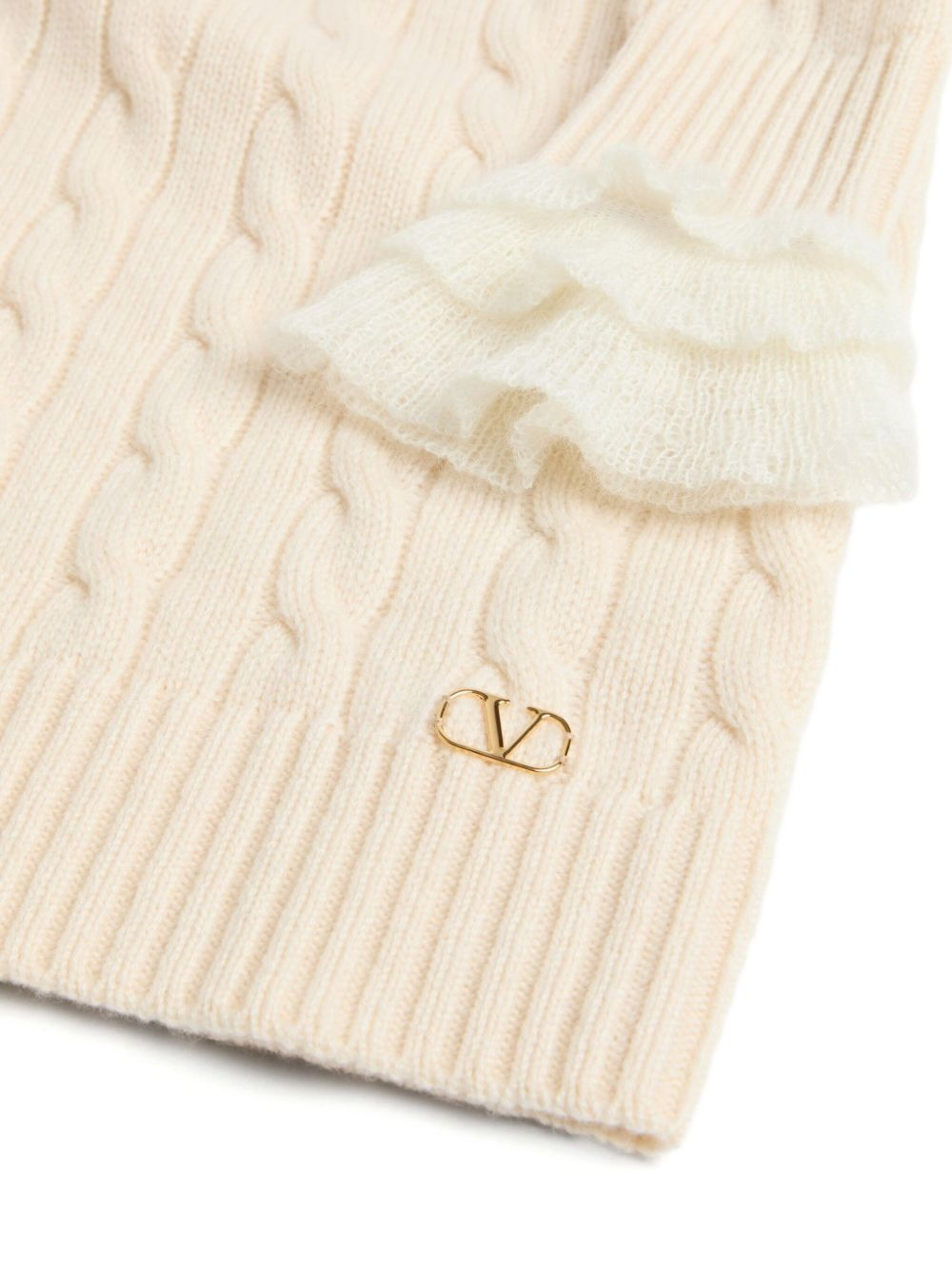 ruffled cuff-detailing jumper - 7