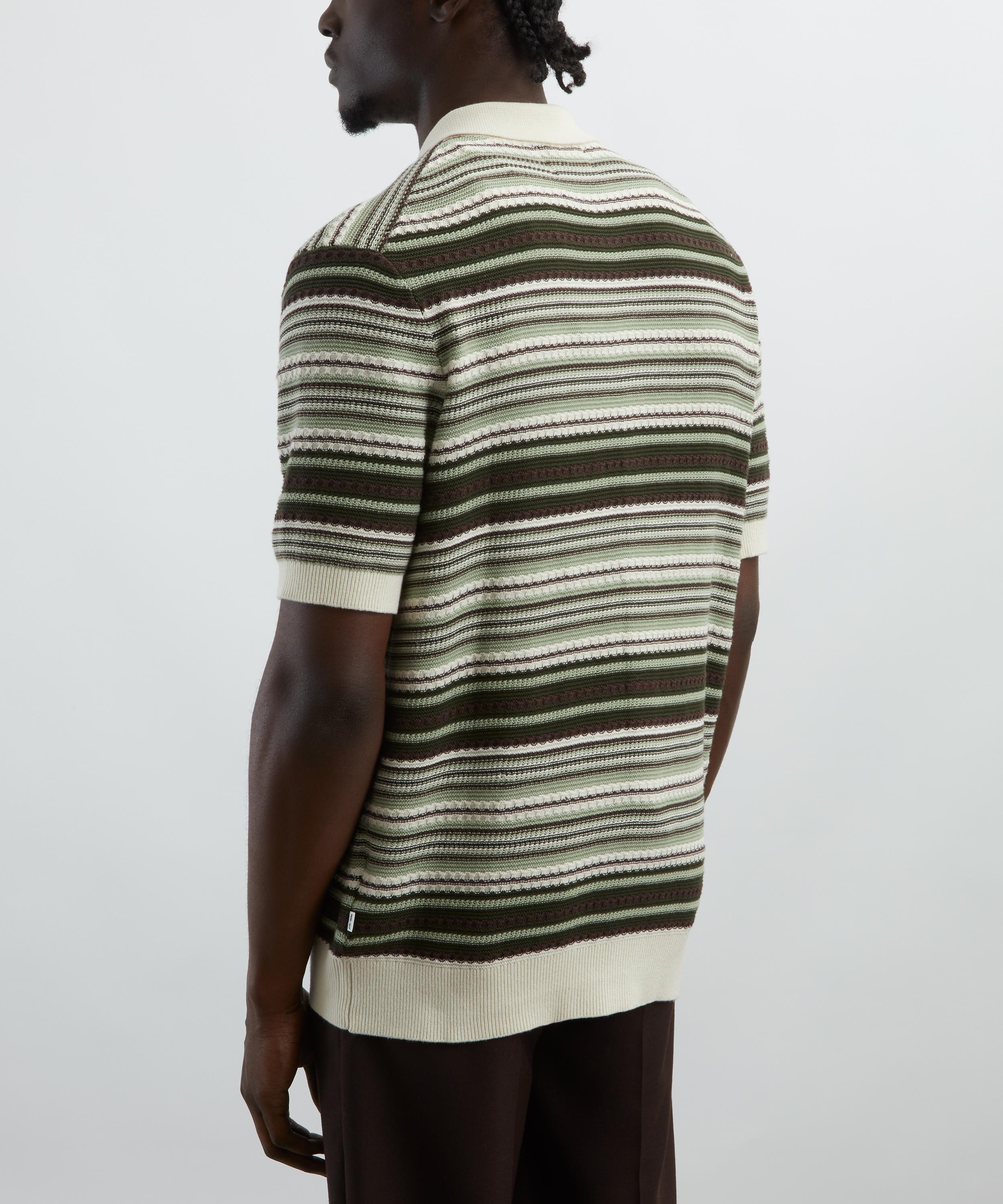 Nolan Textured Cardigan Polo - 4