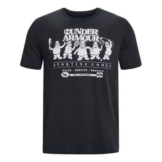 Under Armour Coach Sporting Goods T-shirt 'Black' 1376854-001 - 1