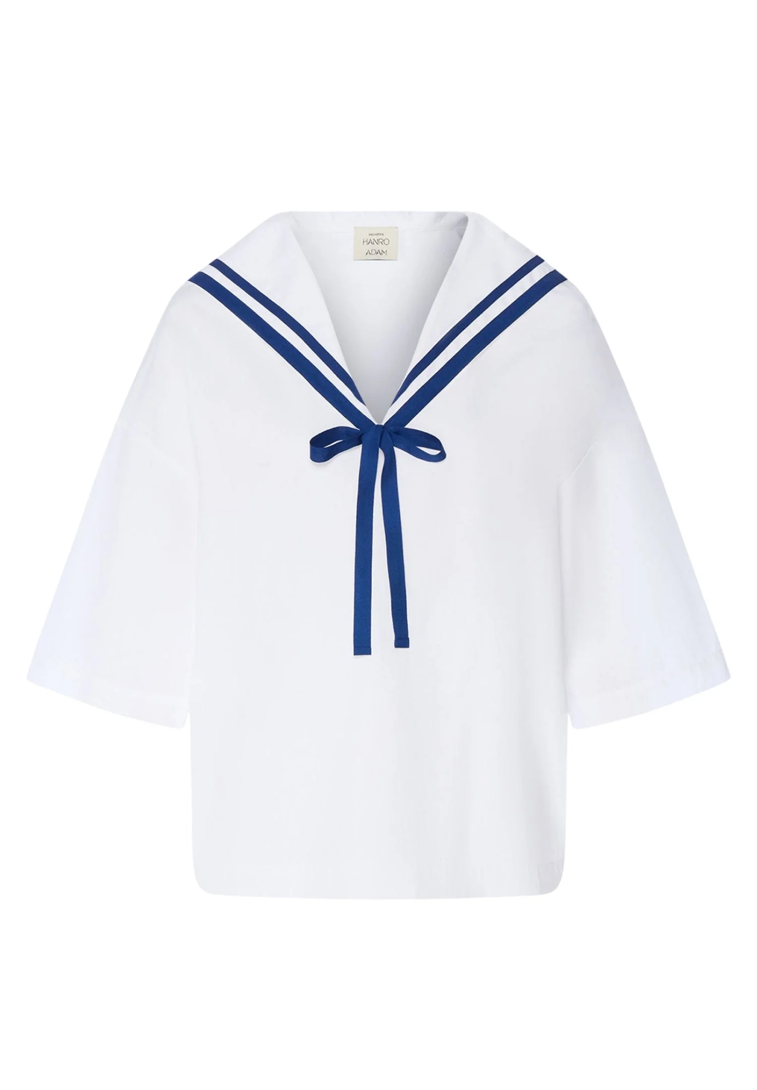 Charlotte Adam x HANRO Cotton Sailor Collared Top - 1