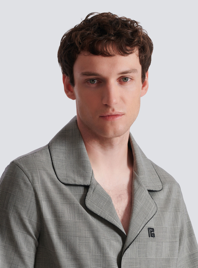 Short-sleeved Prince of Wales shirt 7