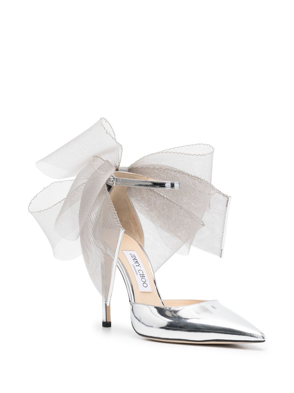 Averly 100mm oversized-bow pumps - 2