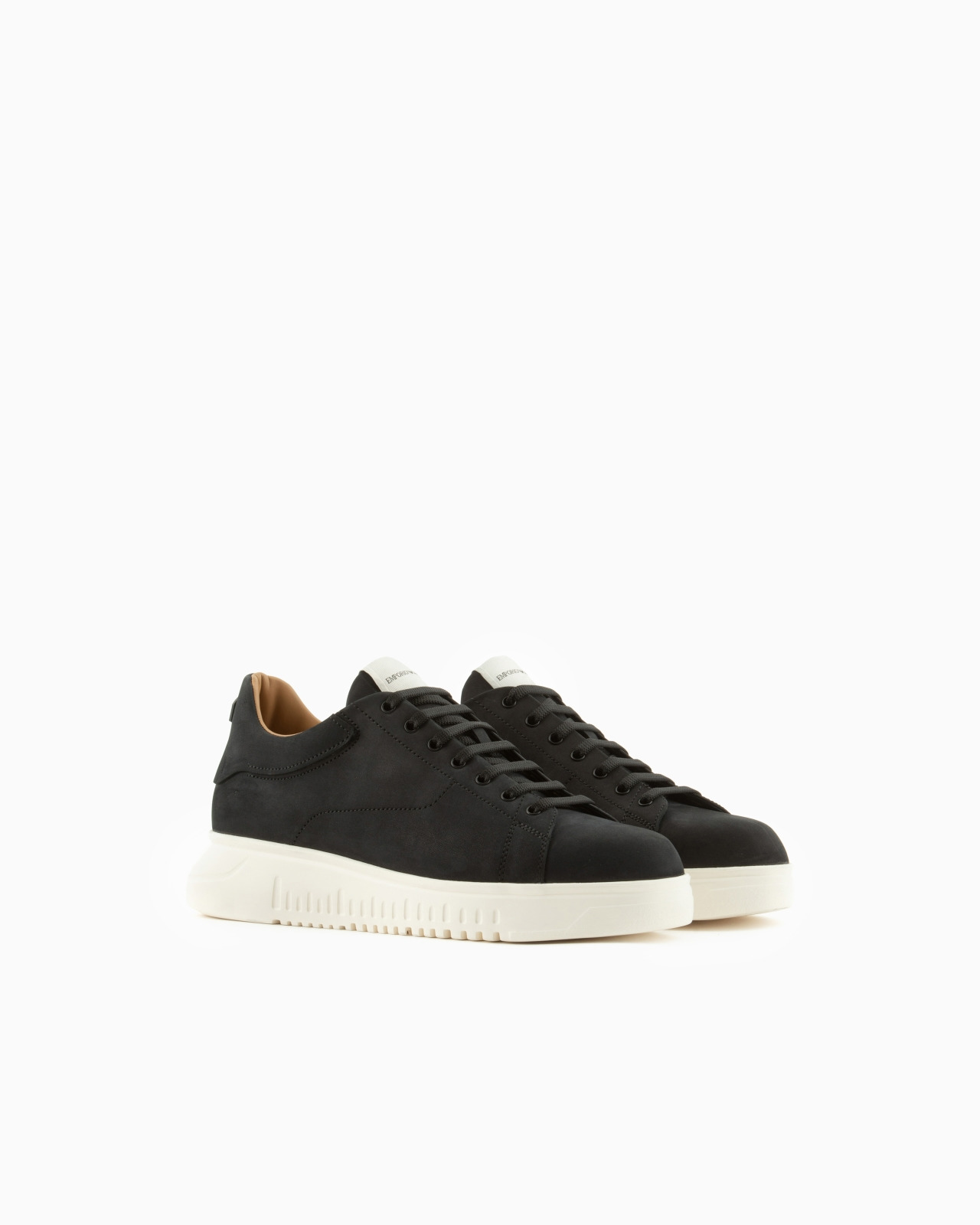 Nubuck sneakers with knurled soles - 2