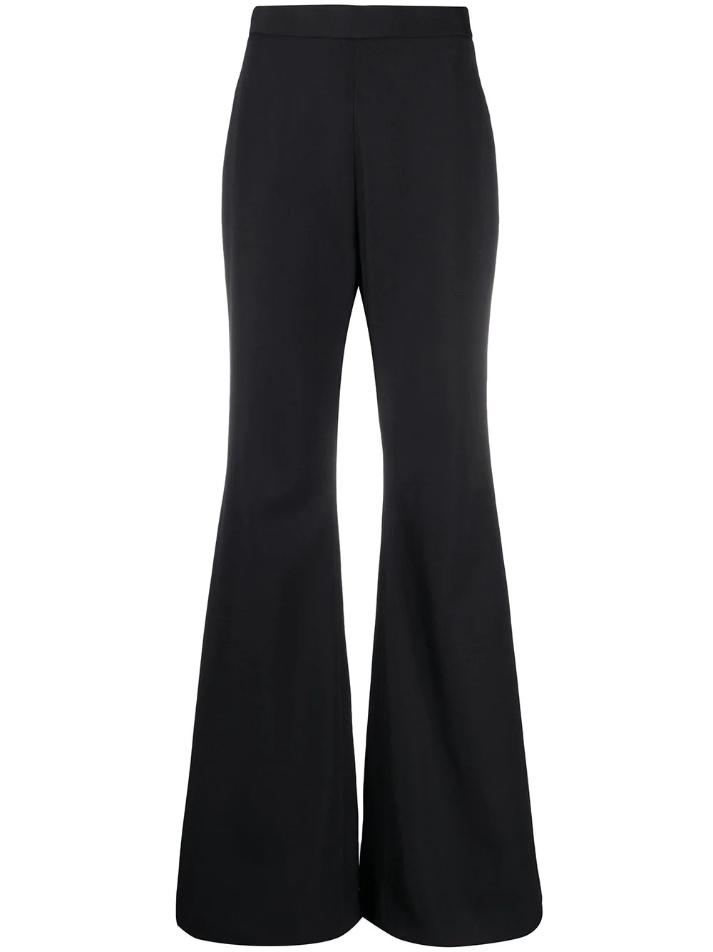 high-waist flared trousers - 1