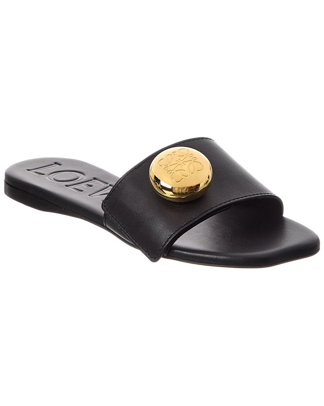 Loewe Pebble Leather Slide - 1
