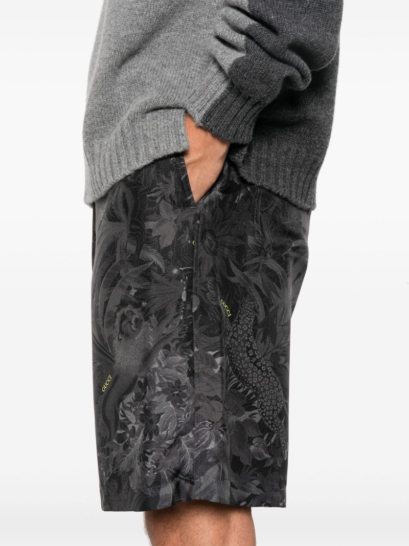 flora and fauna-print shorts 5