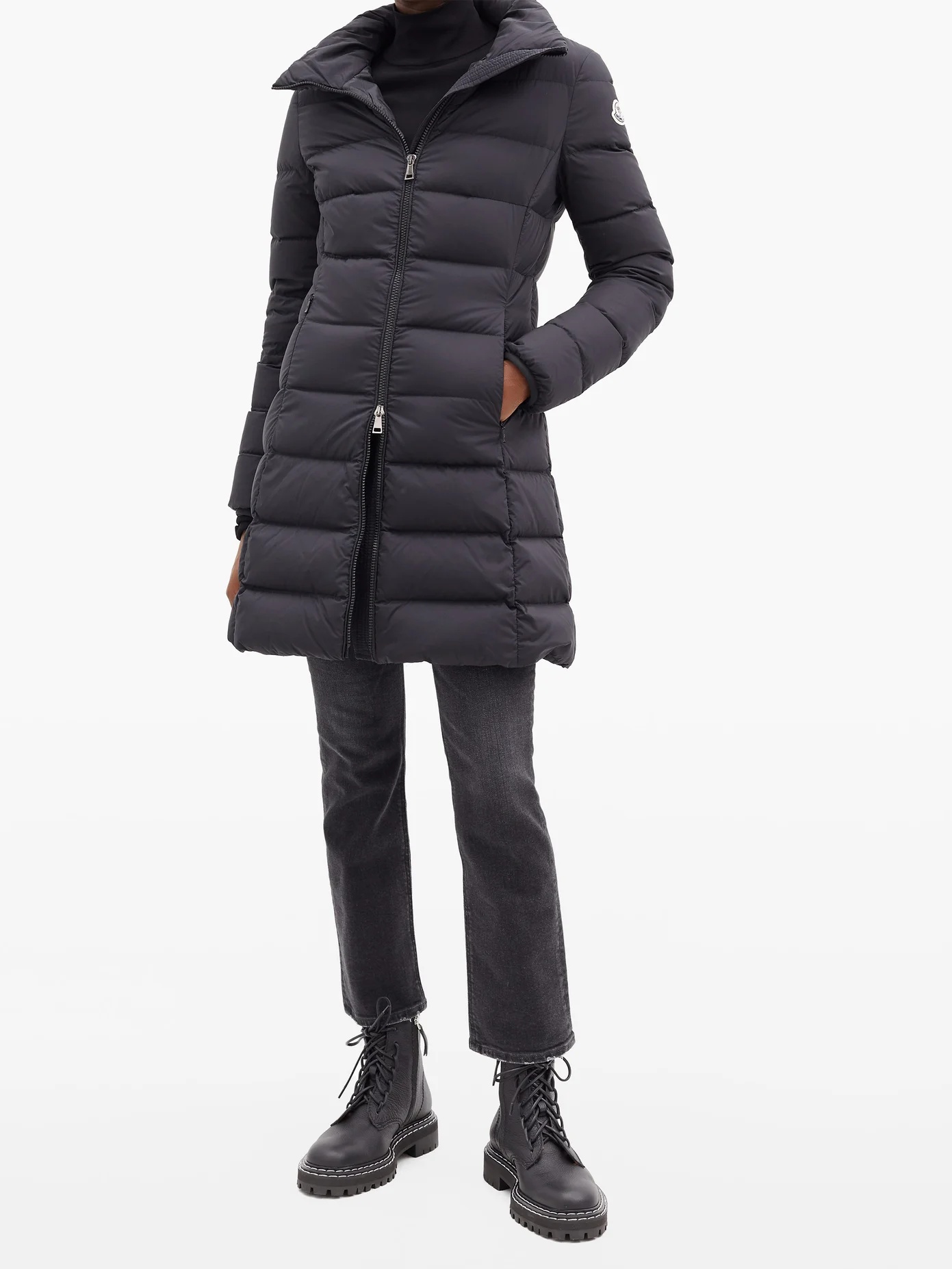 Gie hooded quilted down coat - 2