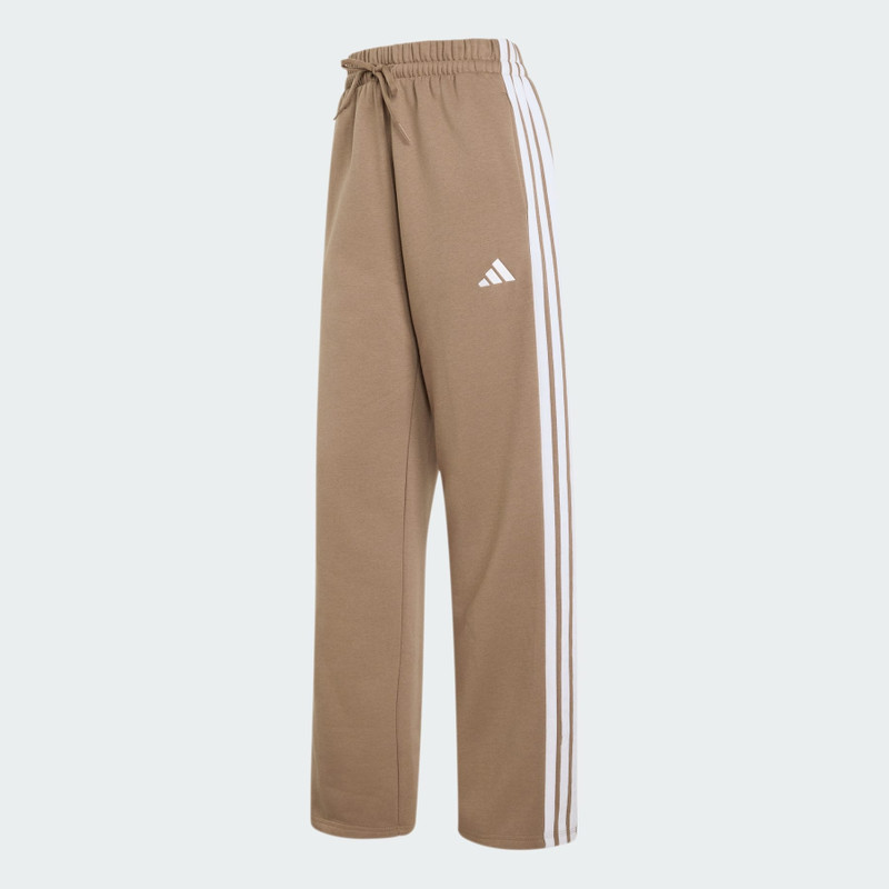 Essentials 3-Stripes Open-Hem French Terry Pants 1