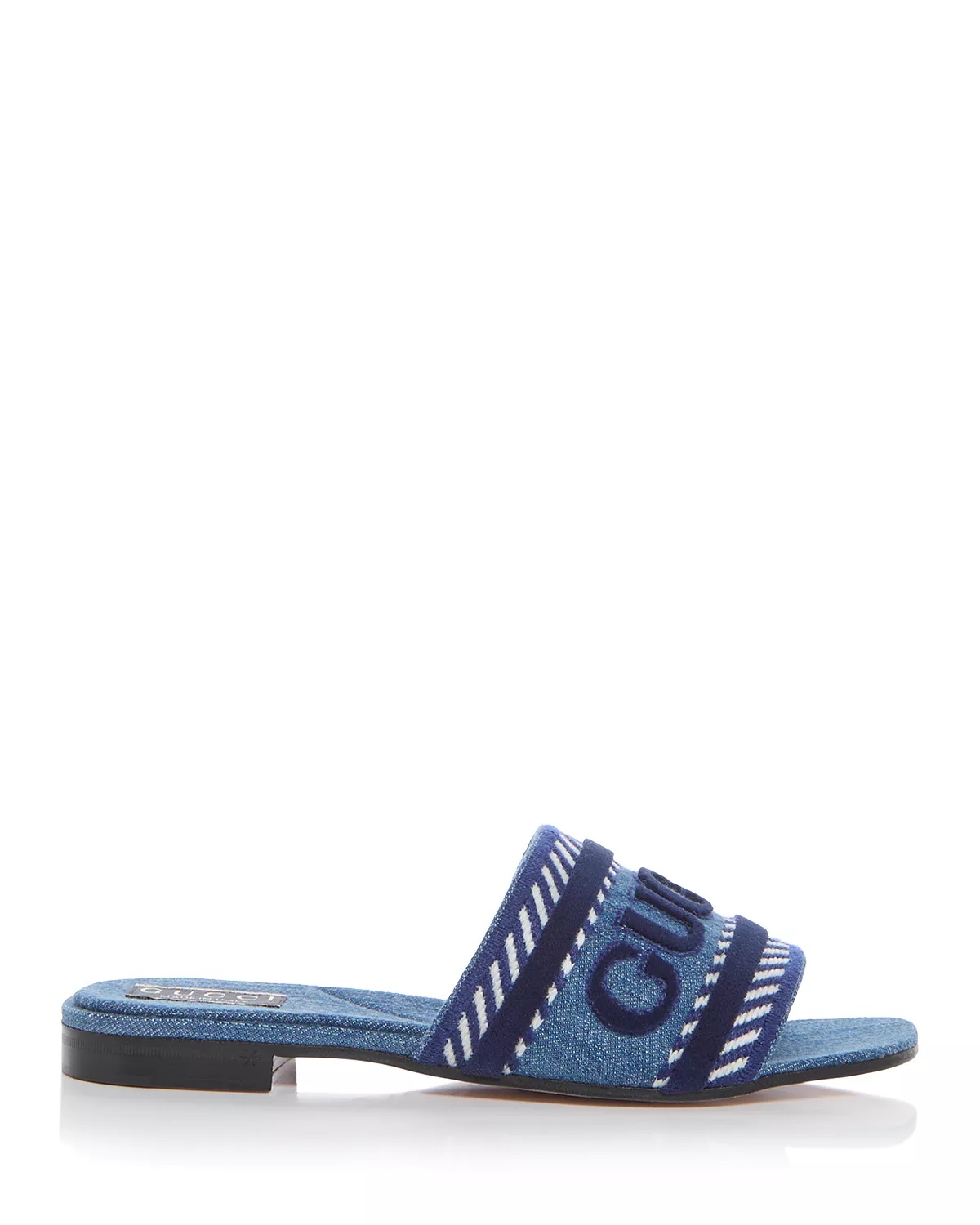 Women's Logo Denim Slide Sandals - 2