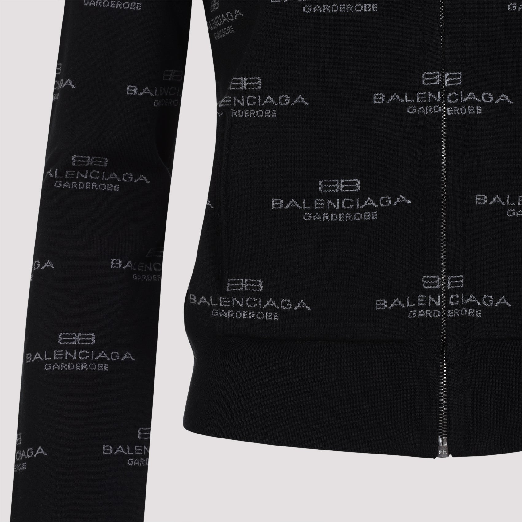 Balenciaga All-Over Zip-Up Cardigan Women - 3