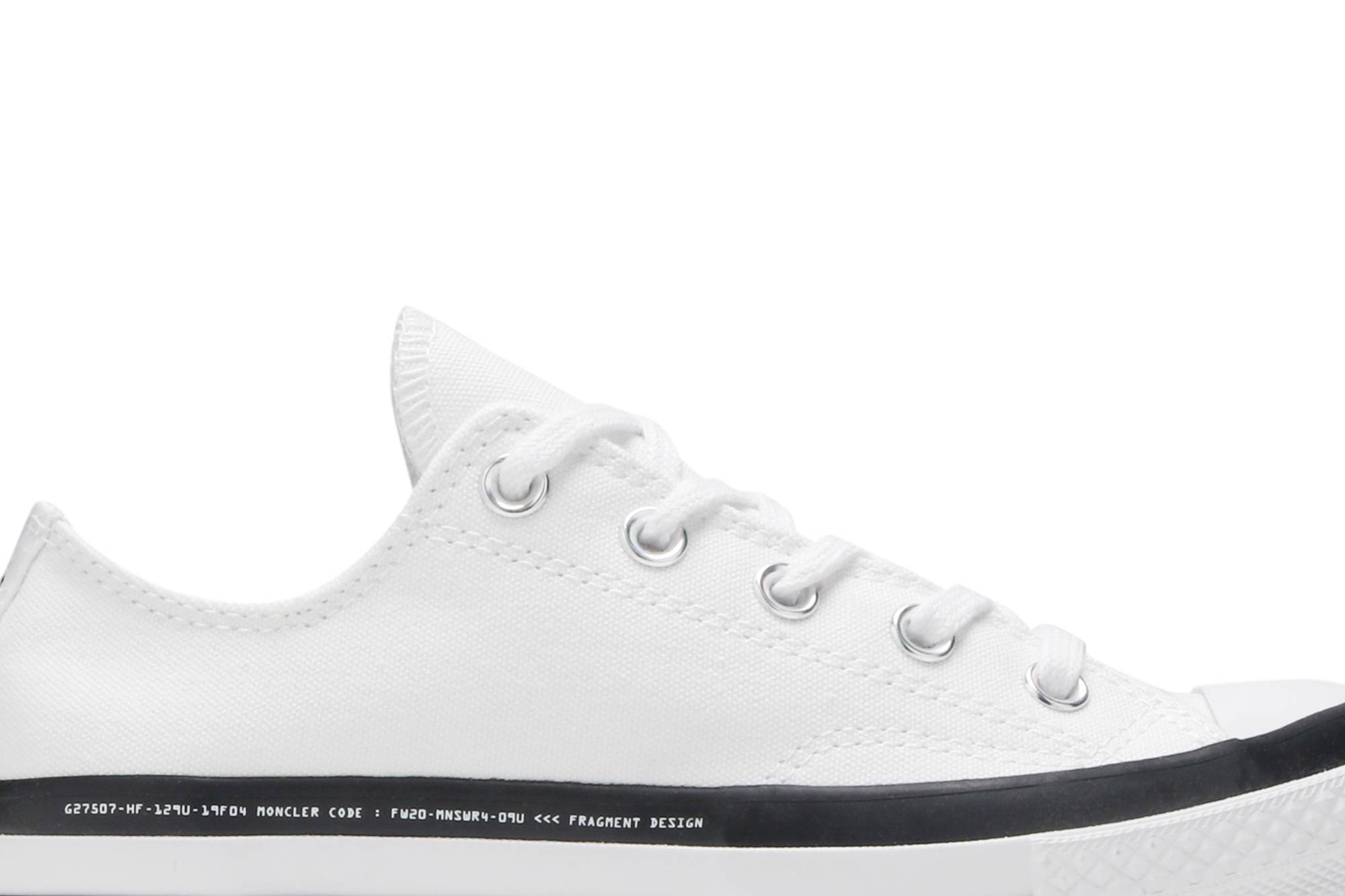 Fragment Design x Moncler x Chuck 70 Low 'White' - 2