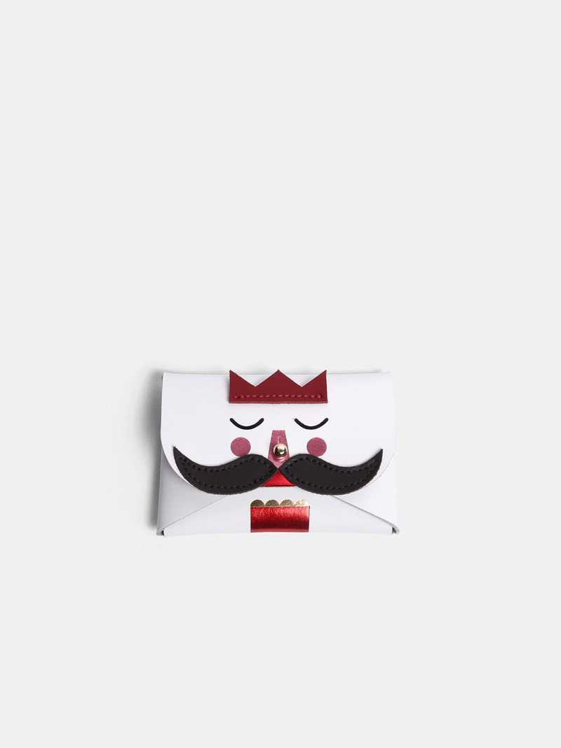The Nutcracker Purse - White, Black & Red 1