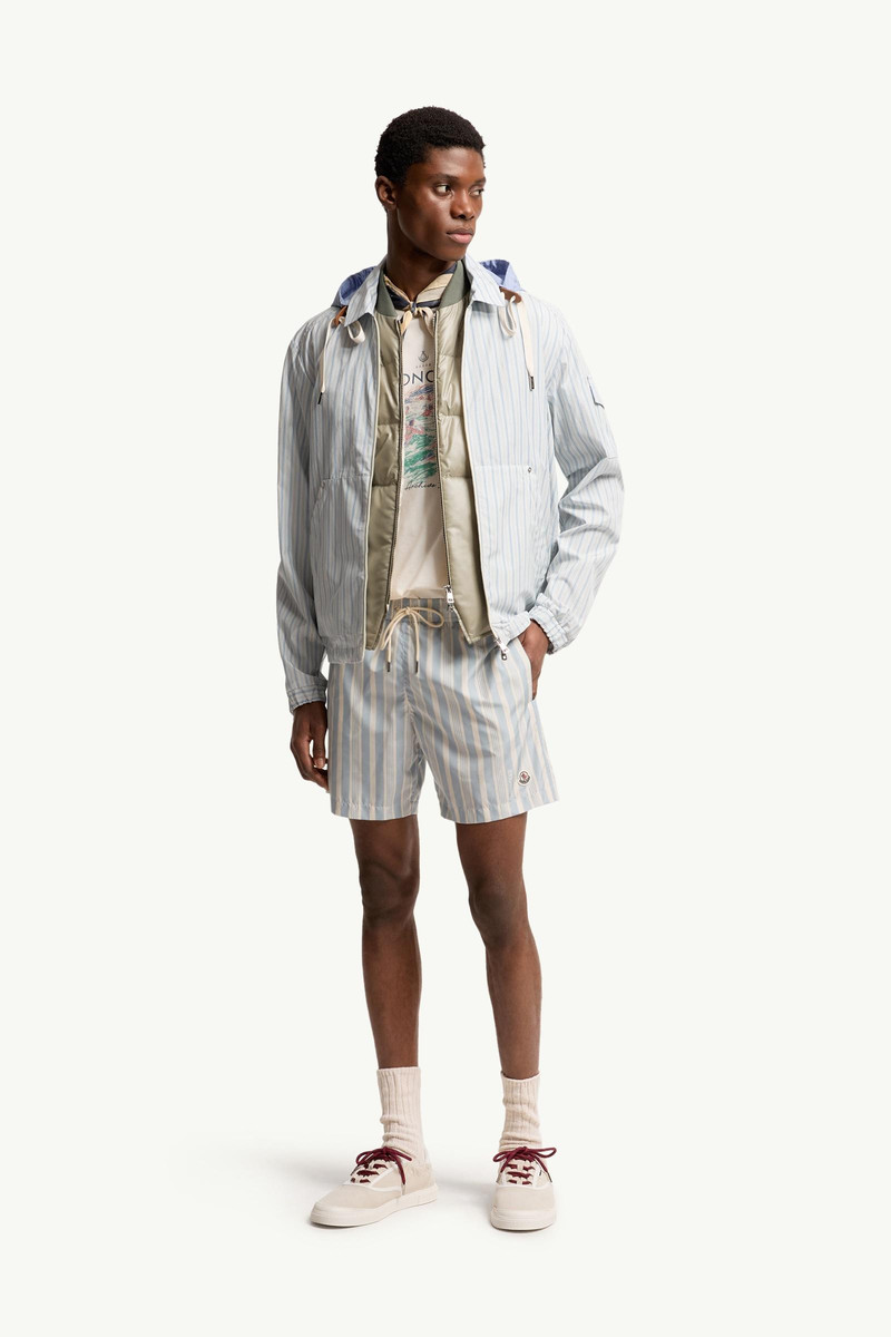 Moncler Striped Swim Shorts outlook