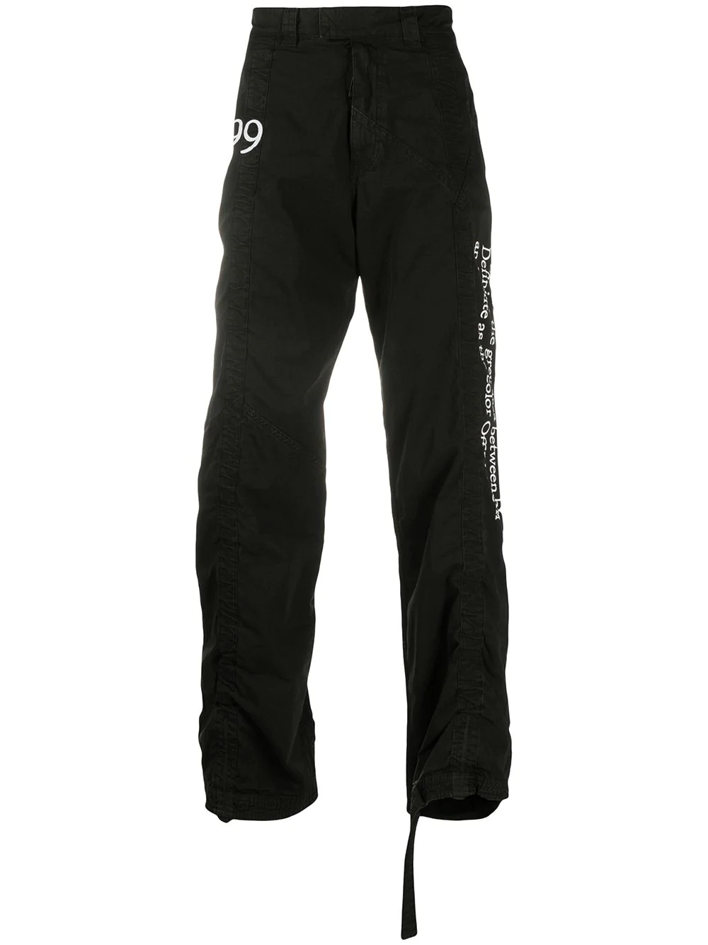 1999 straight-leg cargo trousers - 1