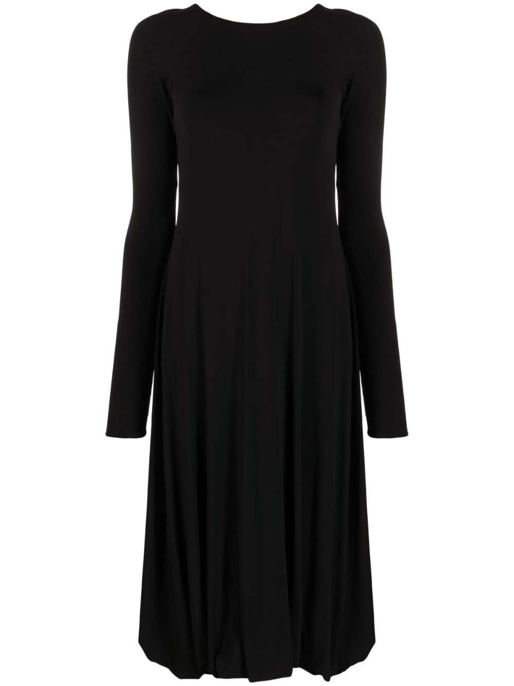 open-back midi dress - 1