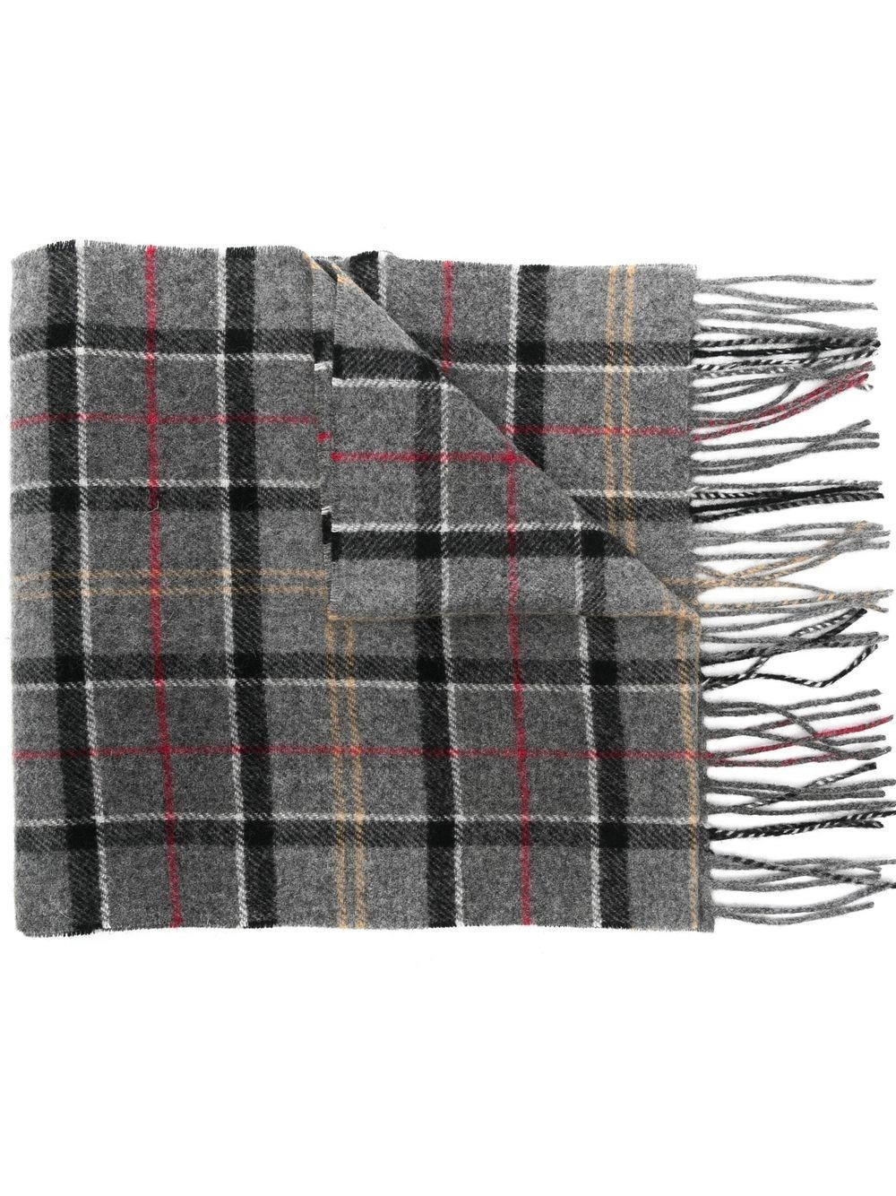 Tartan wool  scarf - 4