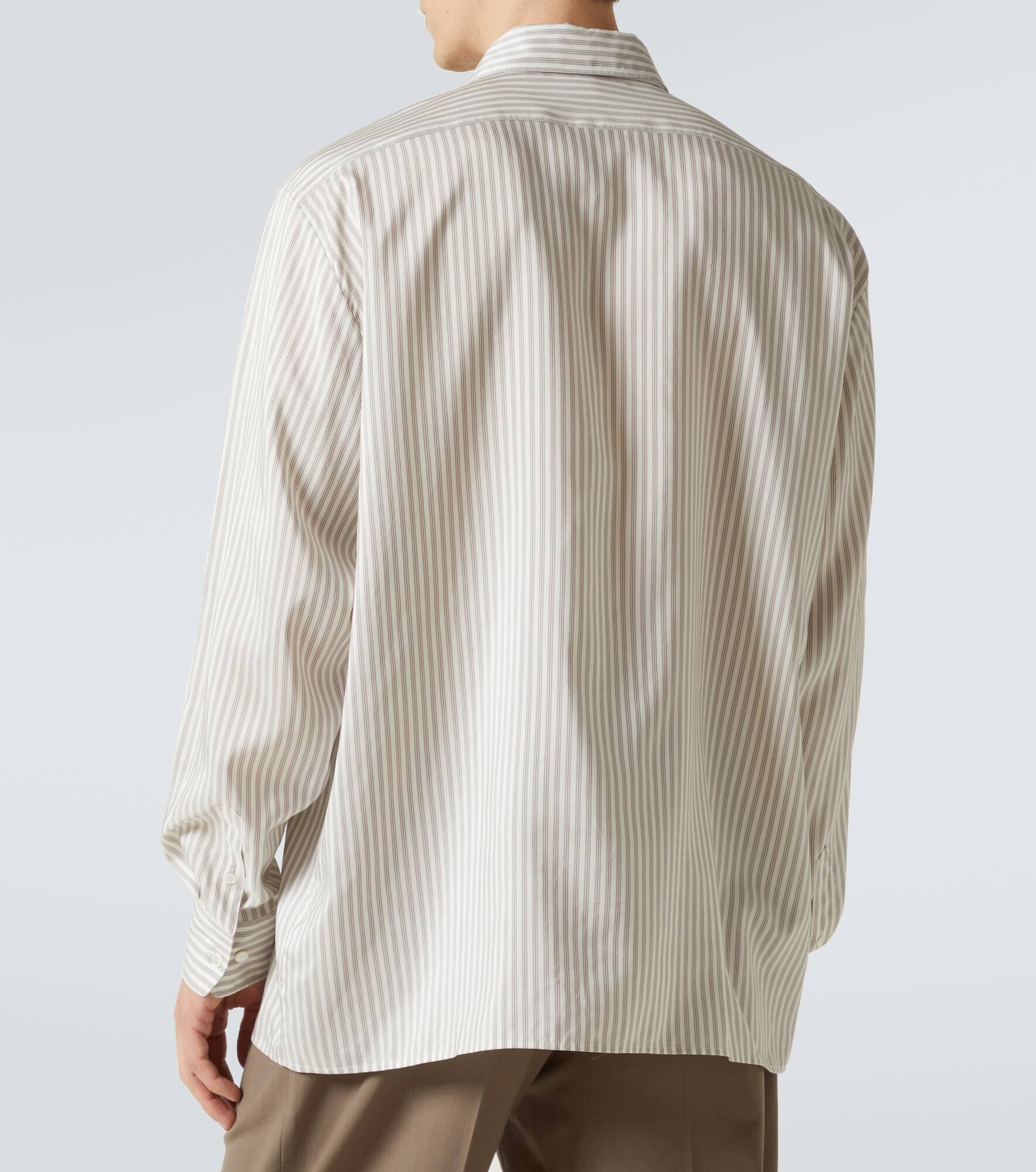 Feme striped silk shirt - 4