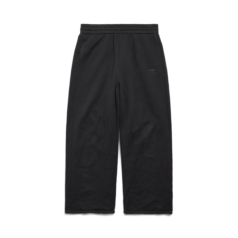 Men's Reversible Tracksuit Pants in Black 7