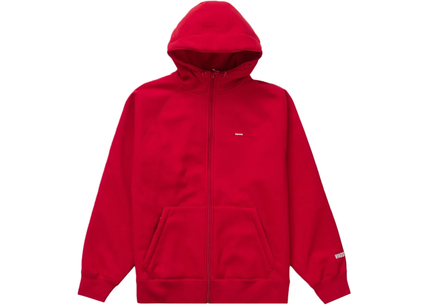 Supreme WINDSTOPPER Zip Up Hooded Sweatshirt (FW22) Red - 1