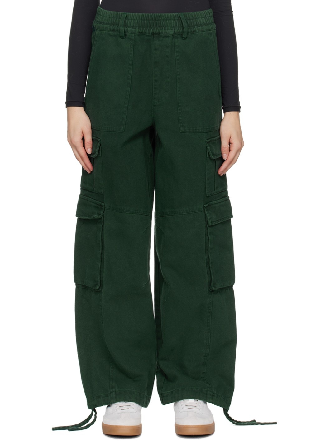 Green Lopa Cargo Pants - 1