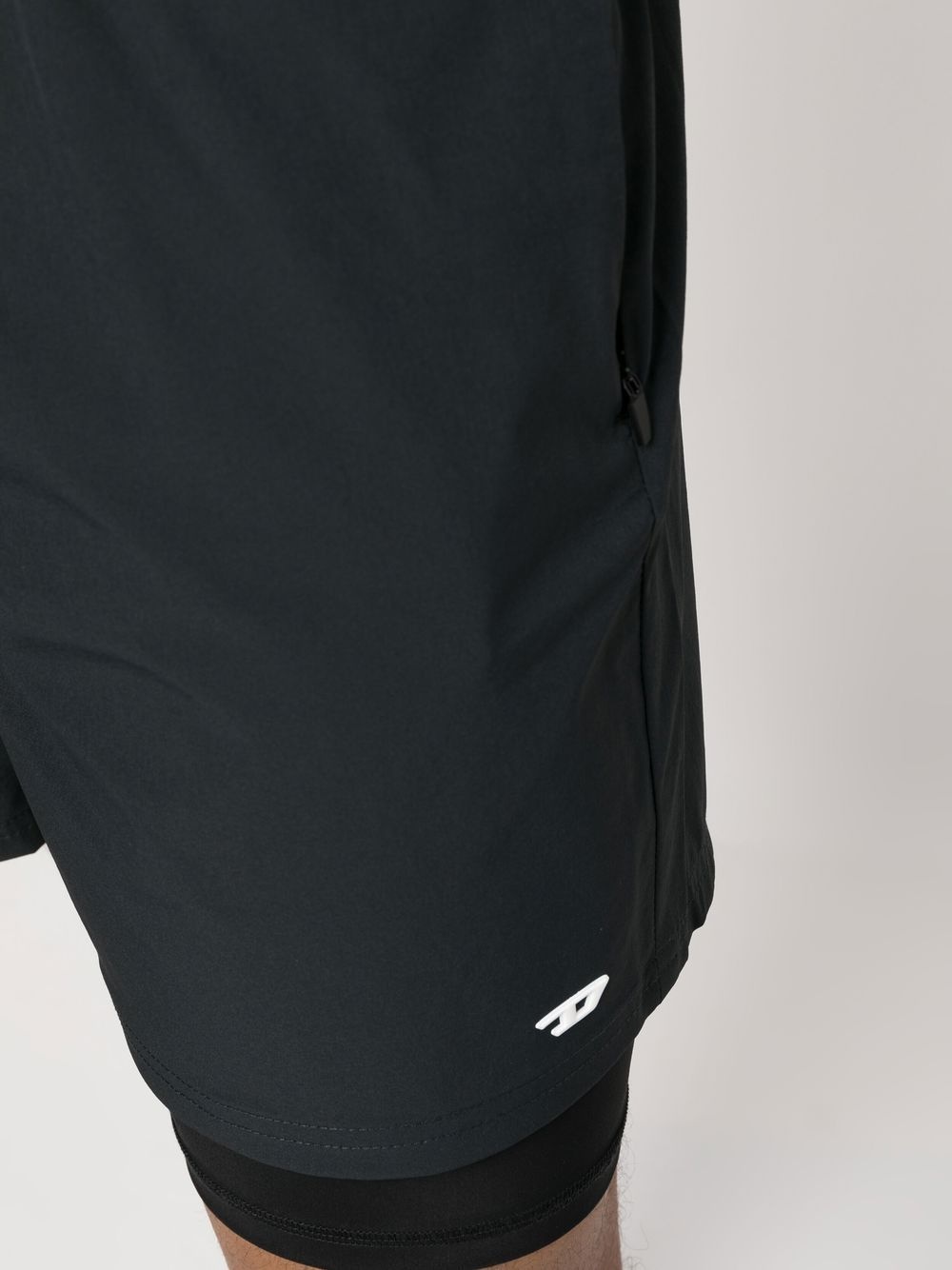 logo-print running shorts - 5