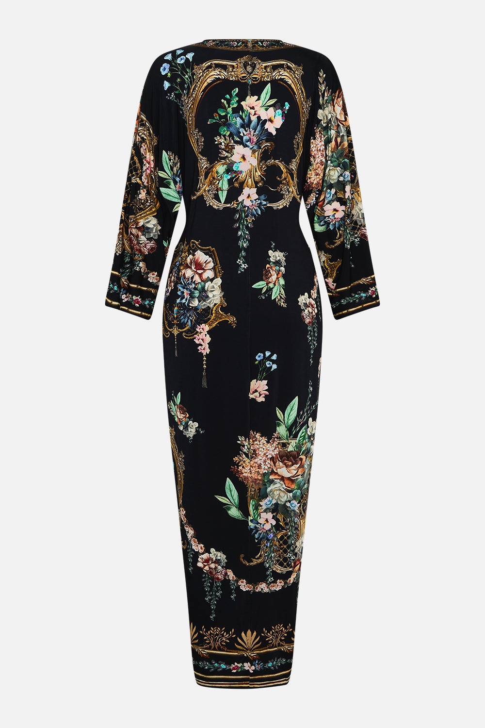 LONG SPLIT FRONT TWIST DRESS - 8