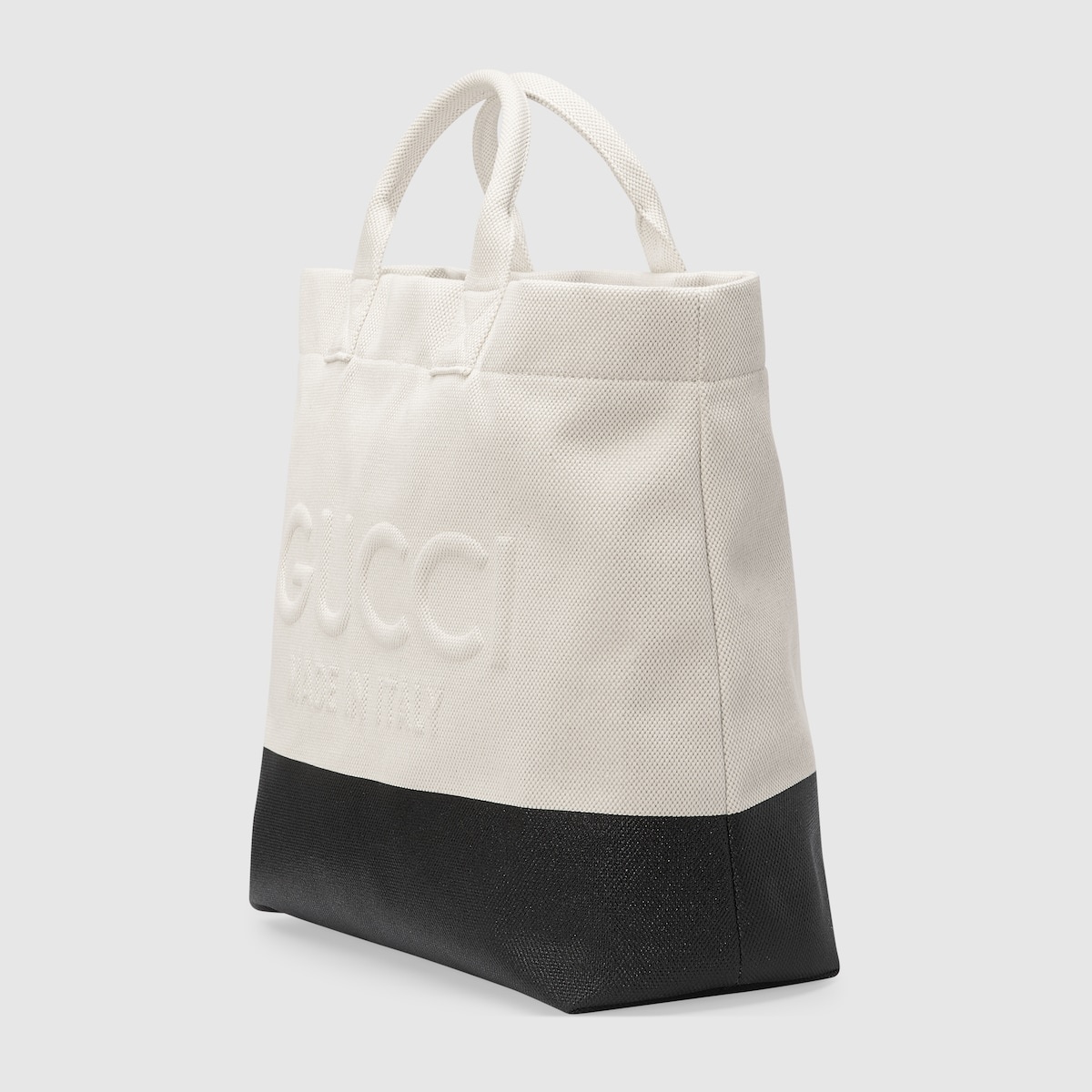 Canvas tote bag with embossed detail - 2