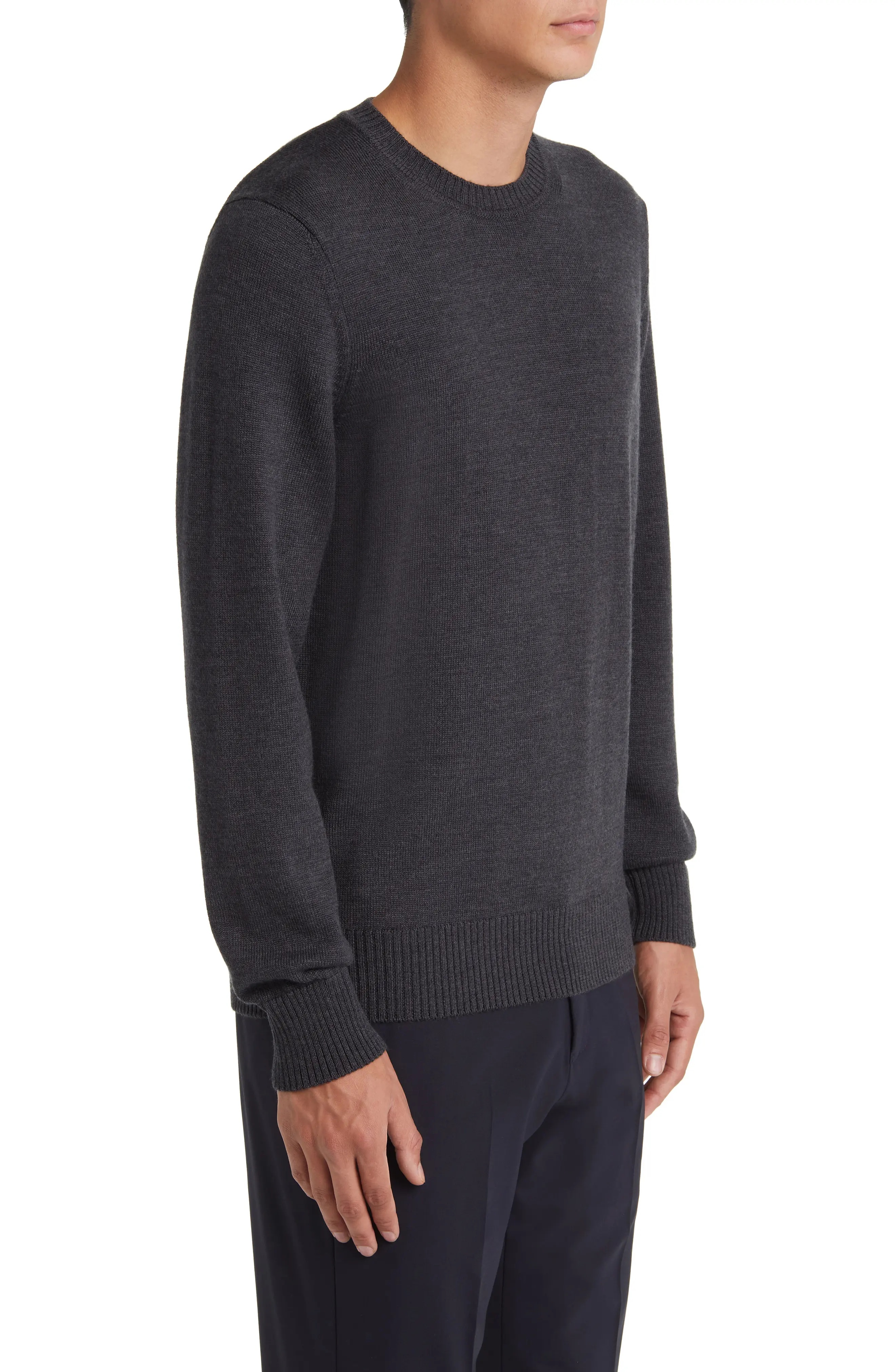 Wool Crewneck Sweater - 3