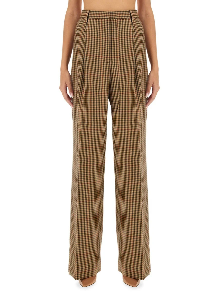 Dries Van Noten Women Pants With Check Pattern - 1