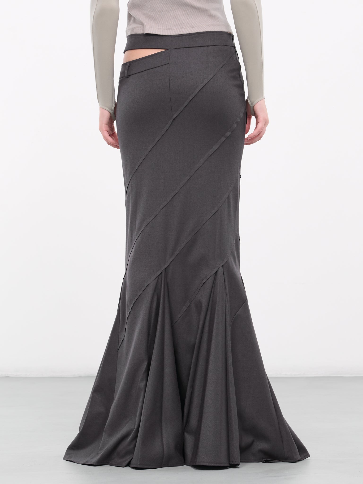 Asymmetric Mermaid Skirt - 3