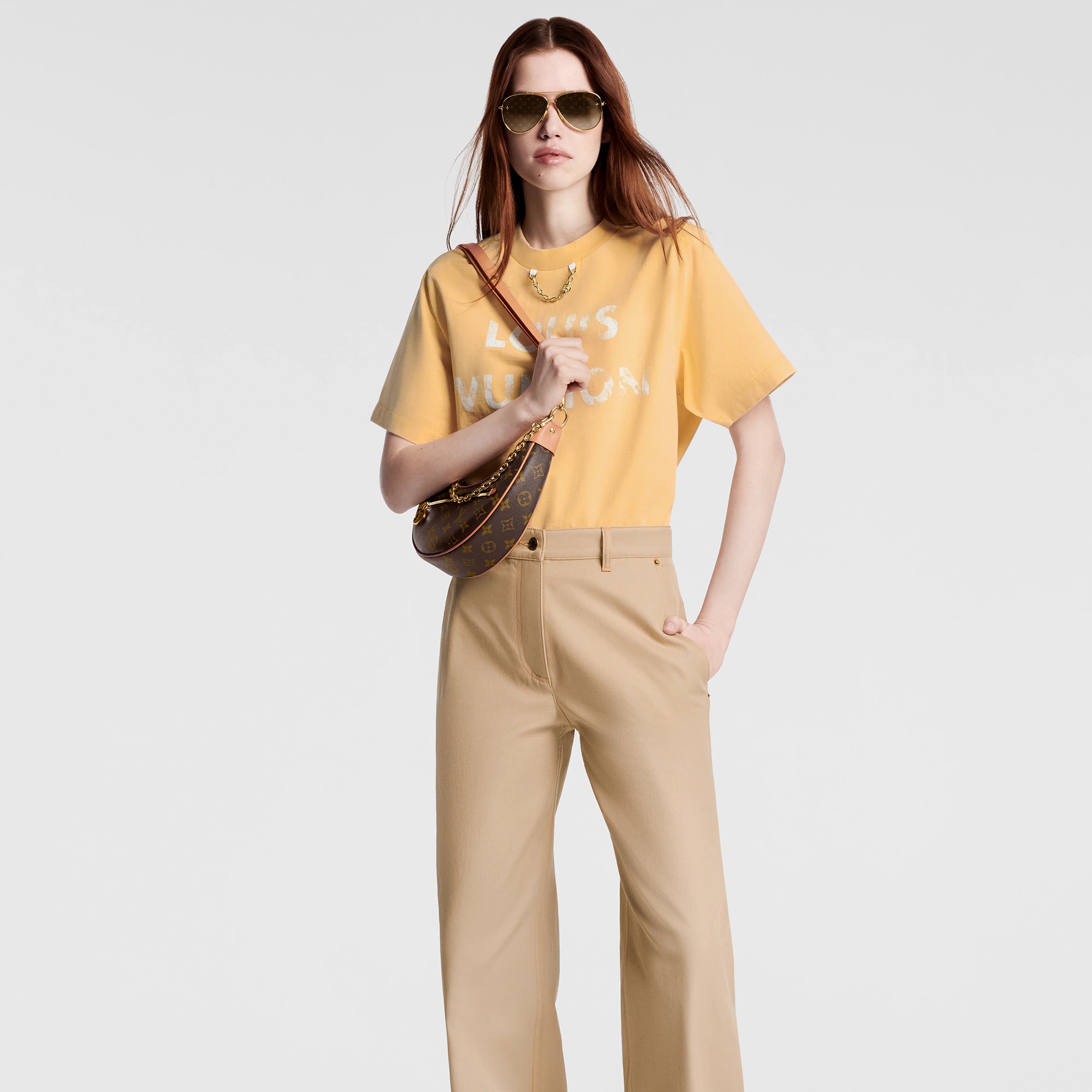 Monogram Gabardine Pants - 5