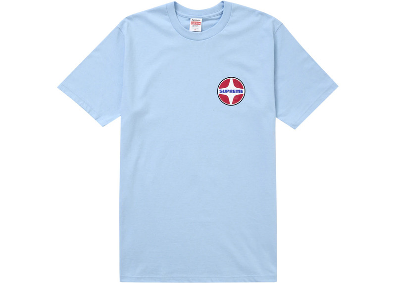 Supreme Hysteric Glamour Pin Up Tee Light Blue - 1
