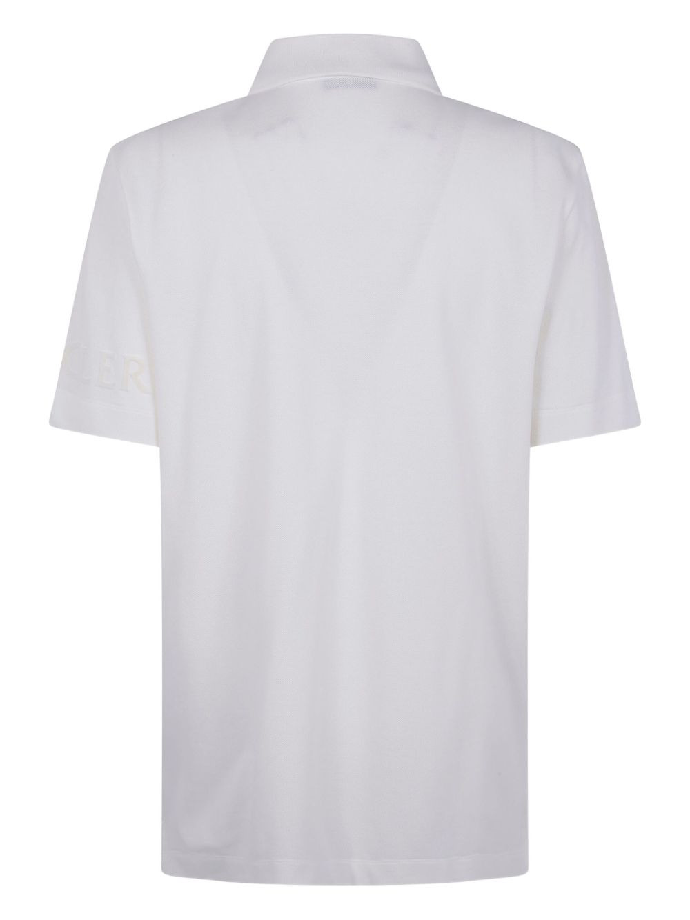 logo-patch polo shirt - 2