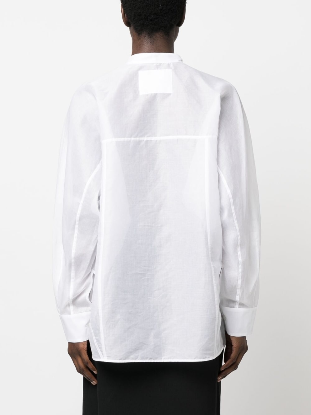 long-sleeve cotton shirt - 4