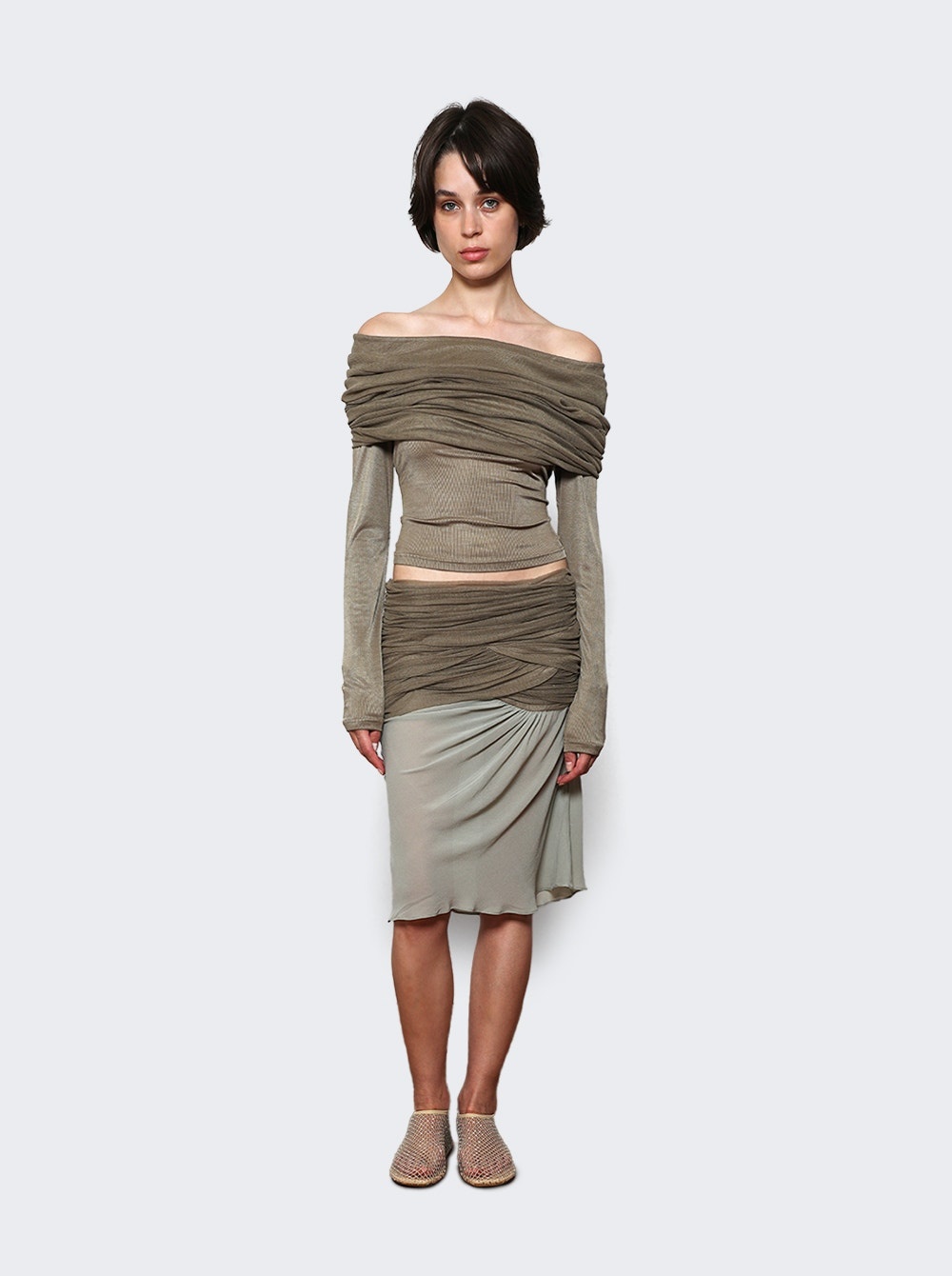 Sonora Veiled Top Linseed - 2