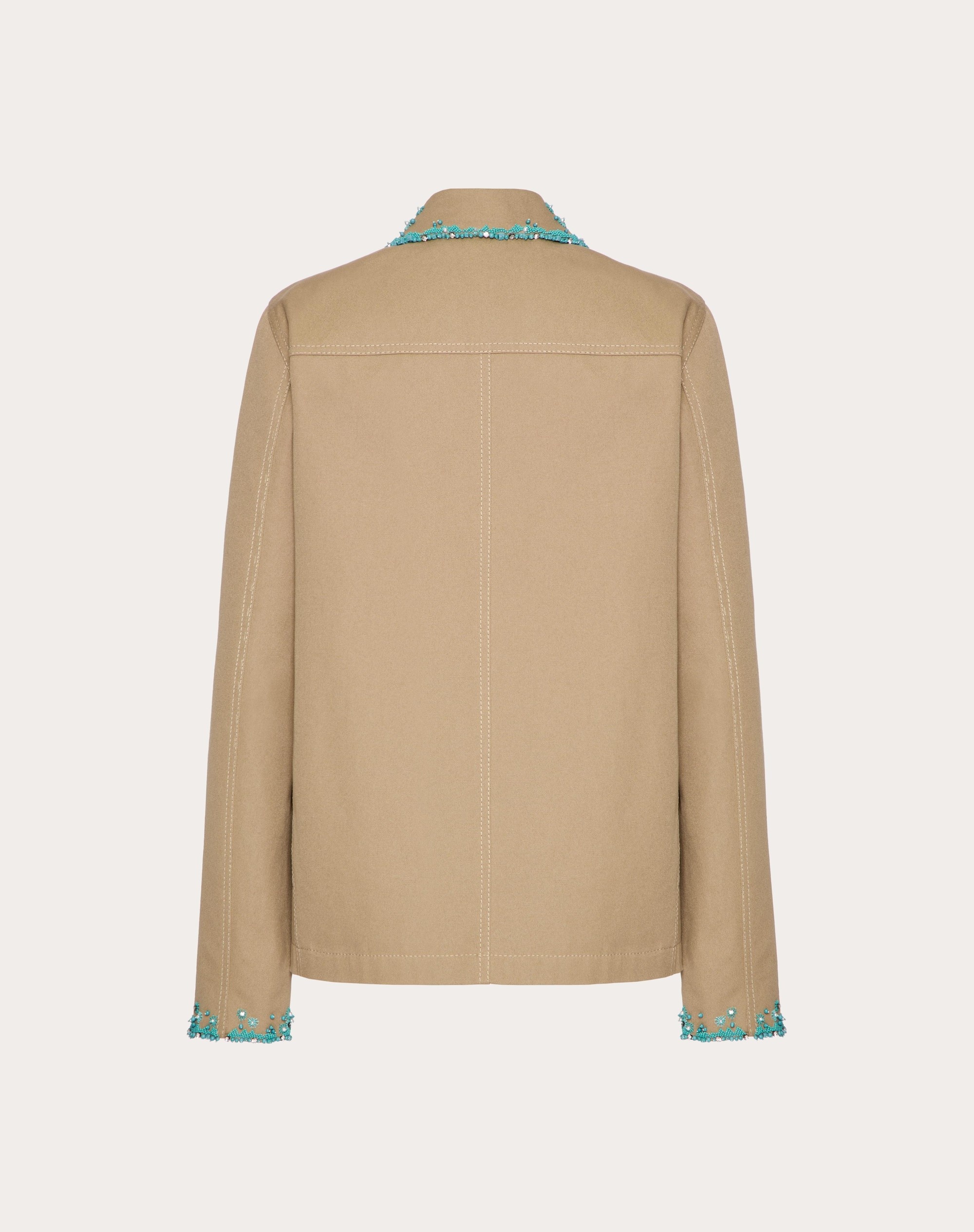 EMBROIDERED COUTURE CANVAS CABAN - 2