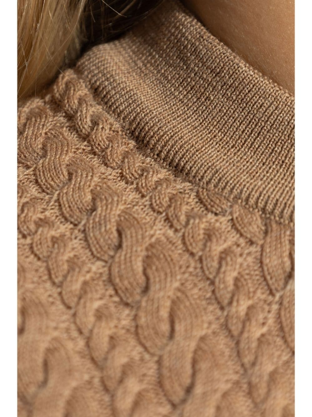 cable-knit jumper - 5