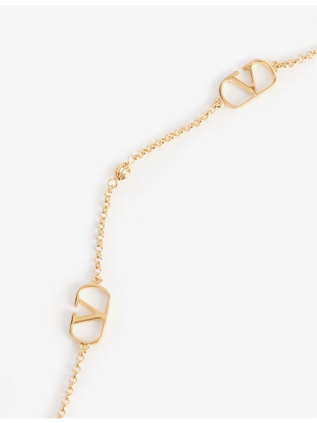 Vlogo Repeat gold-toned brass necklace - 3