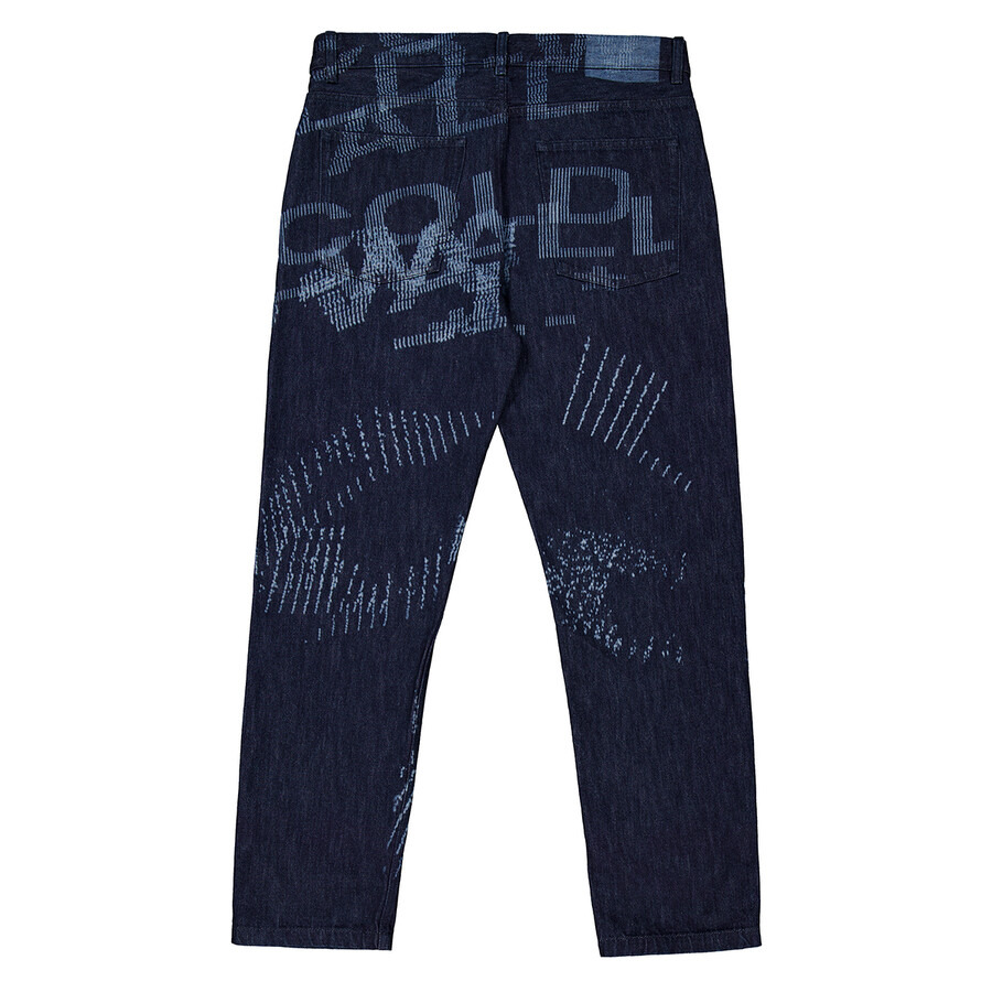 A Cold Wall Lasered-Logo Cotton Jeans - 6