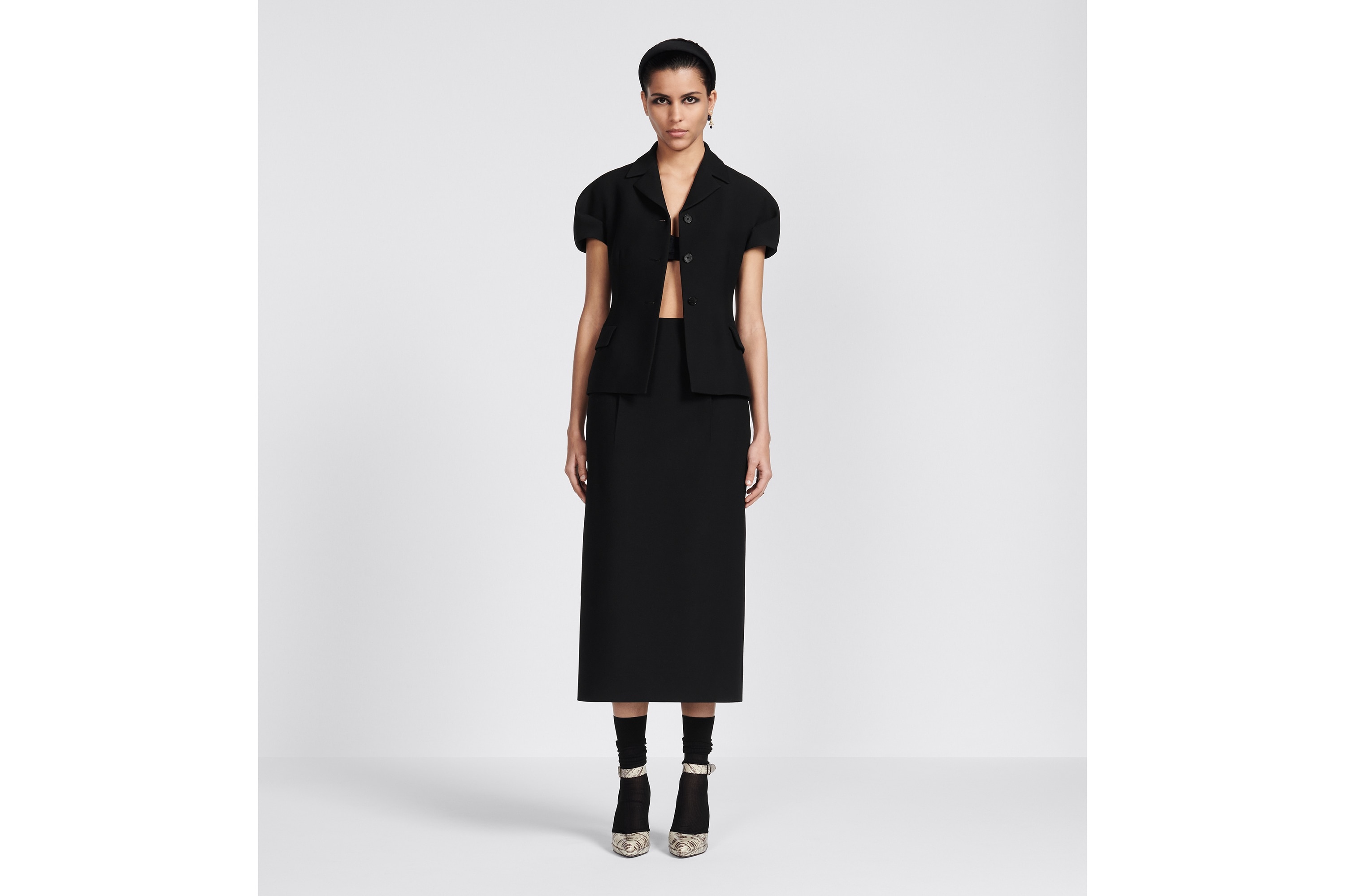 Mid-length Pencil Skirt - 4